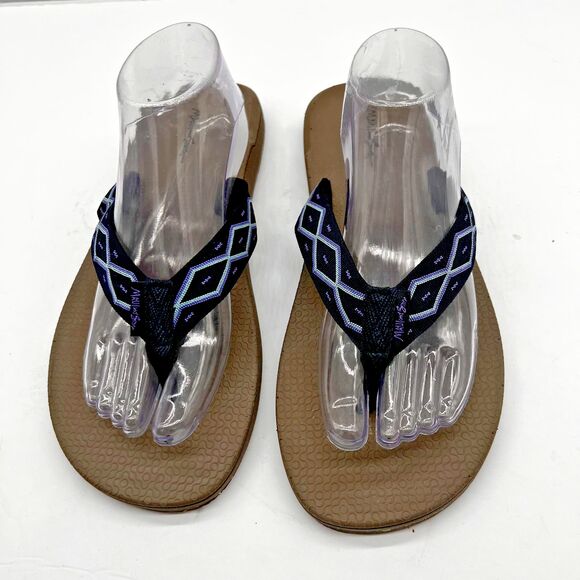 MAUI AND SONS MEN'S NAVY BEACH FLIP FLOP SANDALS SIZE 10 - Picture 2 of 14